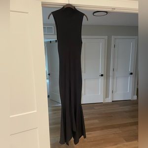 Anthropologie high neck, mermaid fit knit maxi